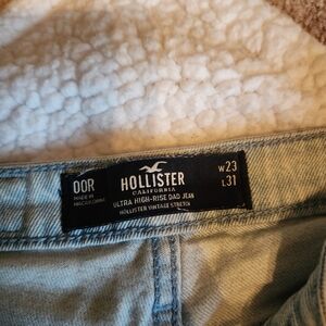 Hollister Light Blue High-Rise Jeans